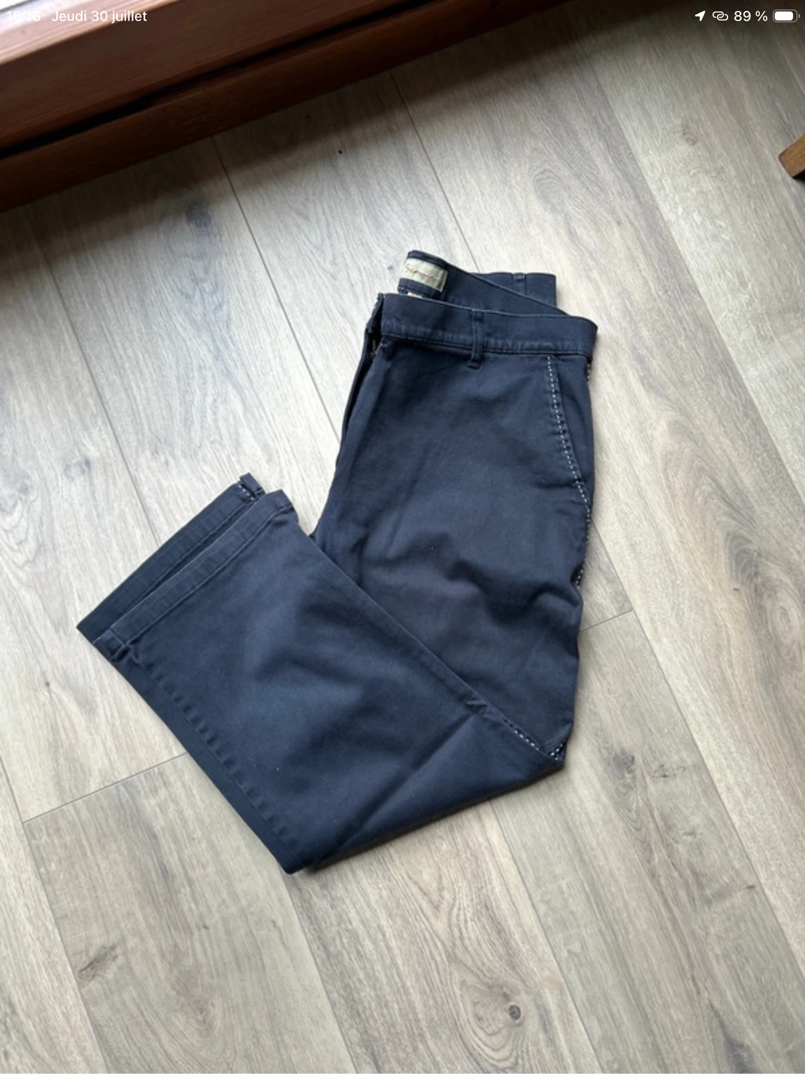 Pantalón corto negro con costura blanca Scenic💕 – photo 6